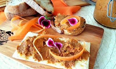 Paté de zanahoria, pimientos rojos y sardinas Paté de zanahoria, pimientos rojos y sardinas