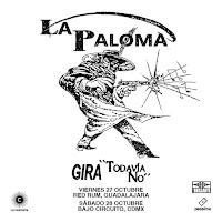La Paloma, conciertos México 2023