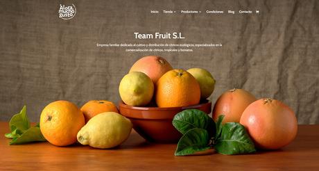 Fotografía para la cabecera de Team Fruit en la tienda online aloramuchogusto.es