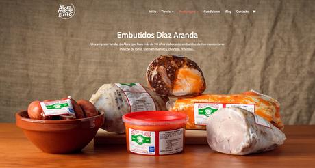 Fotografía para la cabecera de Embutidos Díaz Aranda en la tienda online aloramuchogusto.es
