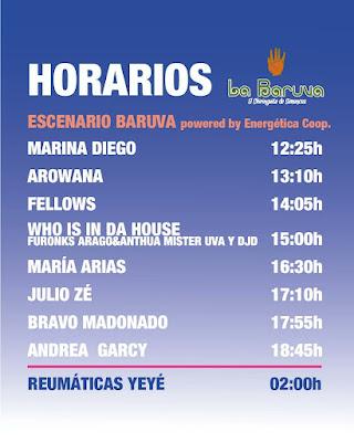 Horarios Summer End 2023