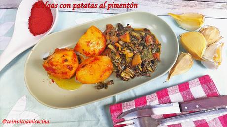 Acelgas con patatas al pimentón