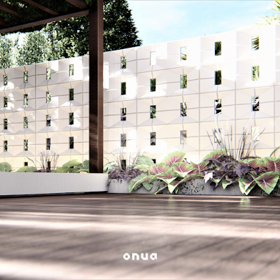 Separador Cobogó Square - Revestimiento de hormigón