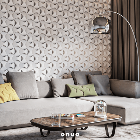 Revestimiento 3D decorativo de hormigón