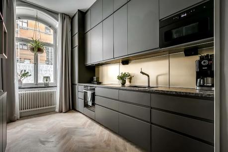 29m2 en tonos oscuros y líneas rectas 29m2 en tonos oscuros y líneas rectas