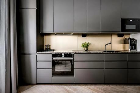 29m2 en tonos oscuros y líneas rectas 29m2 en tonos oscuros y líneas rectas