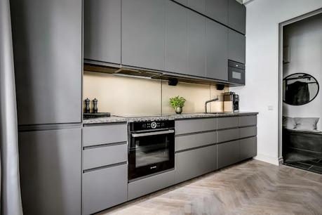 29m2 en tonos oscuros y líneas rectas 29m2 en tonos oscuros y líneas rectas