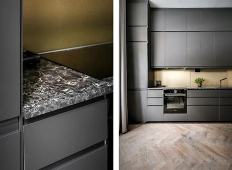 29m2 en tonos oscuros y líneas rectas 29m2 en tonos oscuros y líneas rectas