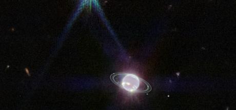 Misteriosa mancha oscura de Neptuno detectada por primera vez