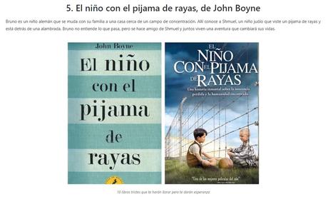 10 libros tristes para llorar