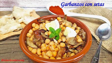 Garbanzos con Setas