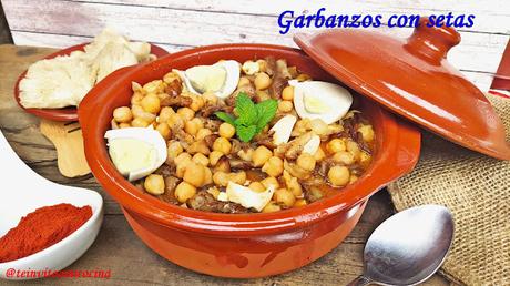 Garbanzos con Setas