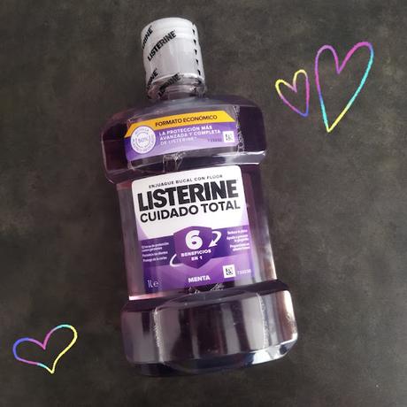 Probando Listerine cuidado total gracias a Home Tester Club.