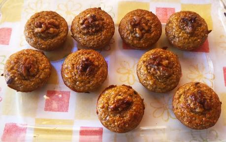 MUFFINS DE AVENA Y PLÁTANO