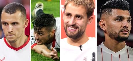 Los protagonistas de la 'operación salida' del Sevilla en la recta final del mercado