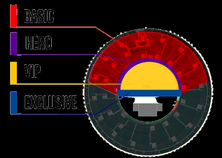 Tu riqueza eres de Tú Sergio Canovas: El mayor evento de desarrollo personal y financiero en Madrid 2023 - Comprar entradas TRT Sergio Canovas distribucion de los Asientos