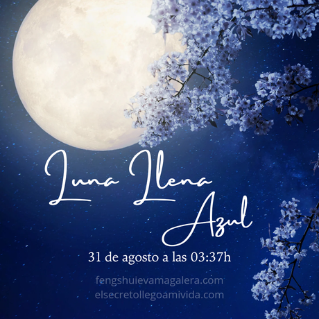 31 de agosto 2023 Luna llena Azul