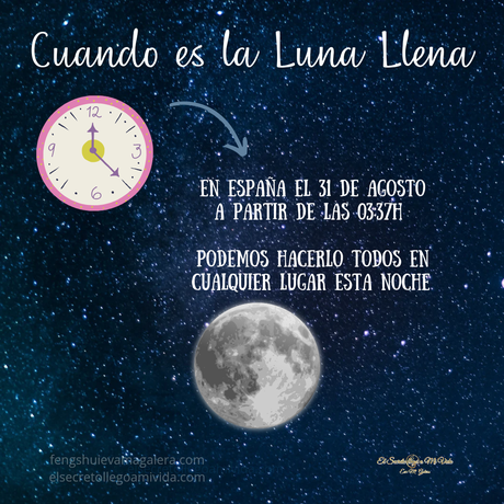 31 de agosto 2023 Luna llena Azul