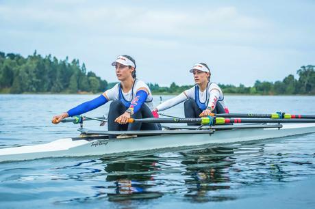 Se juegan la clasificación a los JJ.OO.: Mellizas Abraham listas para el Campeonato Mundial de Remo Melita & Antonia Abraham
