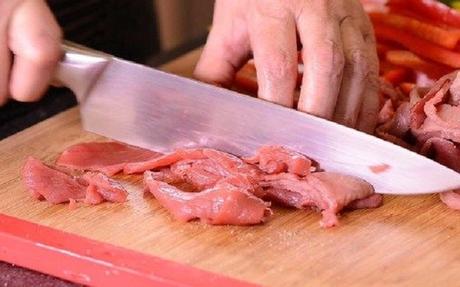 Fajitas de res con vegetales