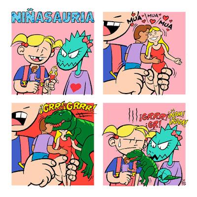 Los dinos son mejores que las barbies (Niñasauria)