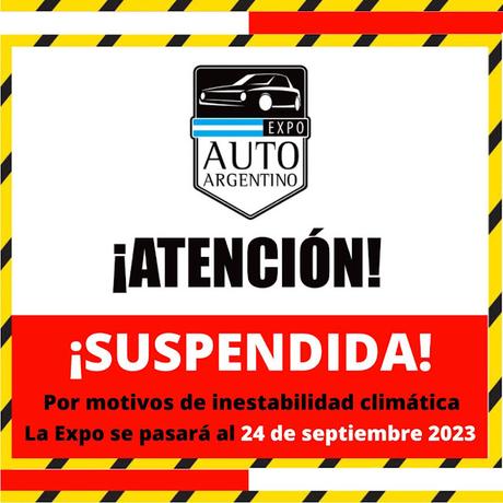 Nueva fecha para Expo Auto Argentino 2023: 24 de septiembre
