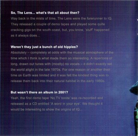 The Lens - Regeneration (2010) The Lens - Regeneration (2010)