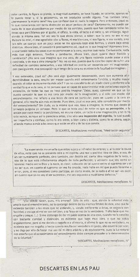 TEXTOS CARTESIANOS PARA LAS PAU