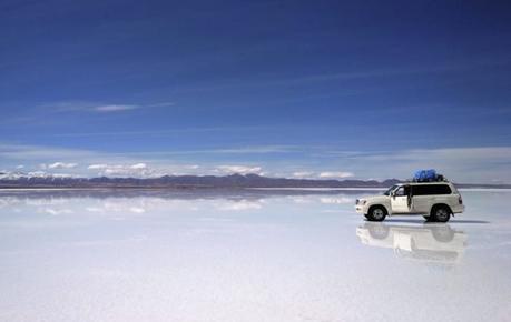 desierto de sal en Bolivia