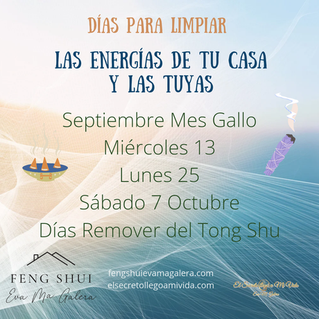 Días Septiembre para limpiar las energías