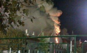 Incendio en las instalaciones del club GEBA en Palermo