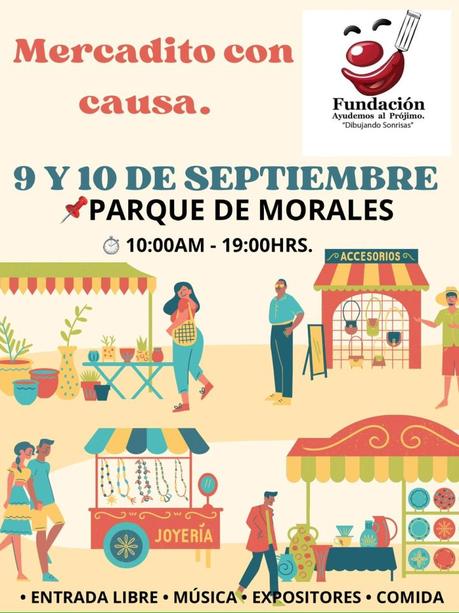 Mercadito con causa abre sus puertas en Parque Morales este fin de semana