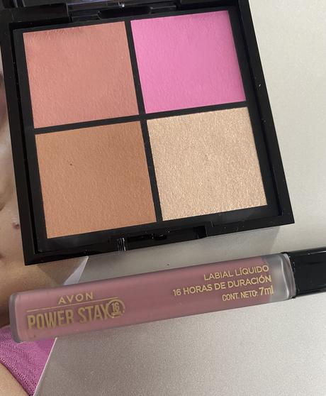 paleta blush y bronze Avon opinion precio como se usa como queda swatches
