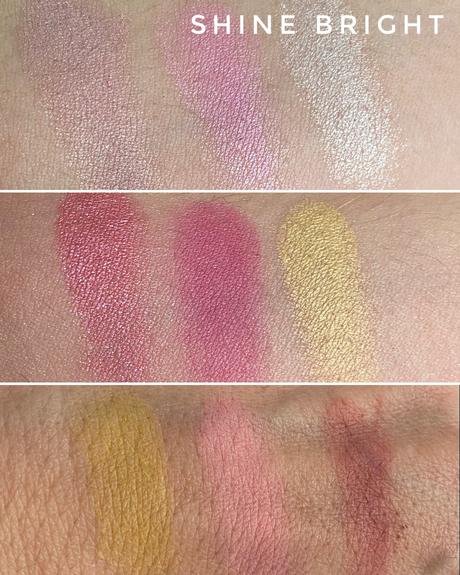 paleta shine bright Avon argentina opinion precio swatches muestra color como quedan donde se compra como se usan