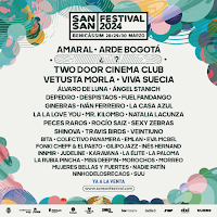 Confirmaciones del SanSan Festival 2024
