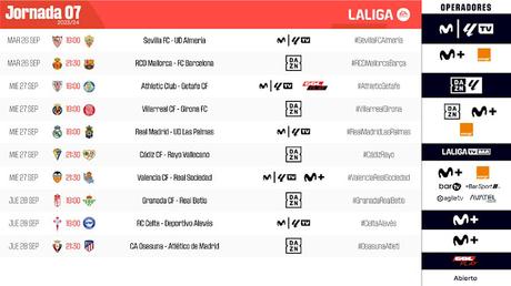 El Sevilla ya conoce el horarios de sus partidos ante Osasuna, Almería y Barcelona