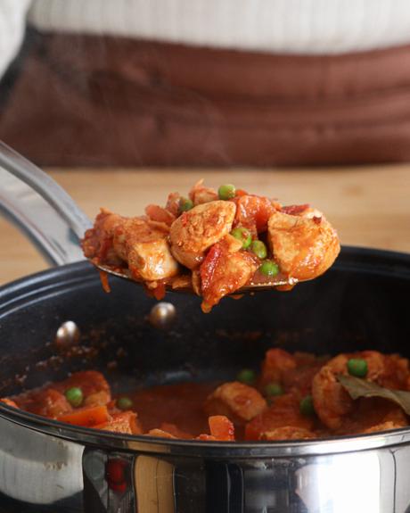 estofado pollo receta facil rapida salsa