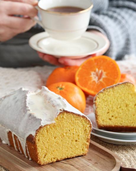 budin mandarina glaseado licuadora facil