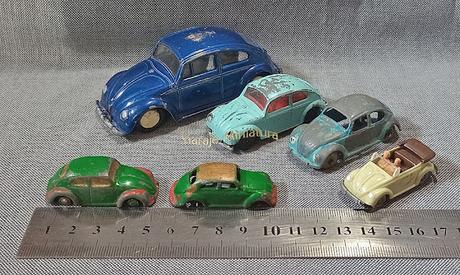 Volkswagen Escarabajo, o Beetle, de seis marcas diferentes