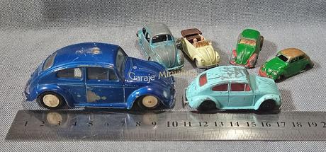 Volkswagen Escarabajo, o Beetle, de seis marcas diferentes