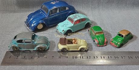 Volkswagen Escarabajo, o Beetle, de seis marcas diferentes