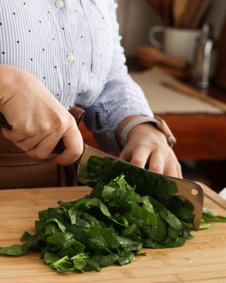 tortilla de espinaca queso facil rapida receta