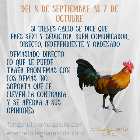 Septiembre Mes del Gallo