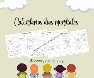 Calendario anual días mundiales 📅 Calendario anual días mundiales 📅