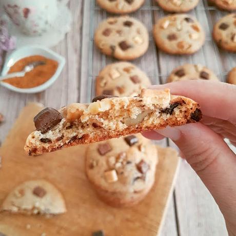 Cookies a los 3 chocolates Cookies a los 3 chocolates