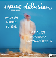 Isaac Delusion presenta fechas de conciertos en Madrid y Barcelona