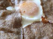 Crepe trigo sarraceno huevo, jamón queso