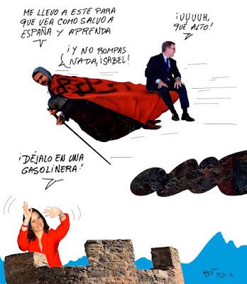 Más machismo entre artistas del comic que en el fútbol…y tamayazo o barbarie.