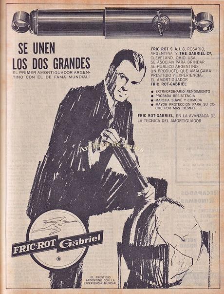 Fric-Rot se une a Gabriel para fabricar nuevos amortiguadores en 1964