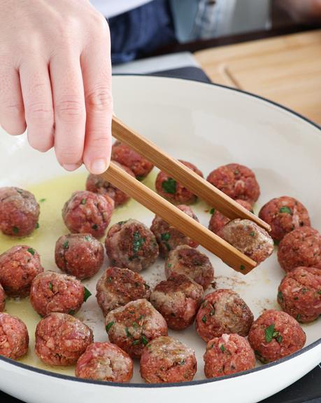 albondigas carne salsa facil rapido receta spaghetti